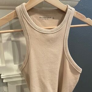 Abercrombie  & Fitch Soft Ribbed Crop Tank
